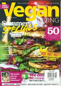 vegan living magazine, uk edition summer specials june, 2019 issue # 31
