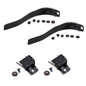 Grneric Roller Skate Strap, 2 Set Replacement Inline Roller Skate Shoes Energy Strap Buckles with Screws Suit for Men Women Kids Outdoor Skating Parts