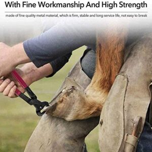 Hoof Trimmers Goat Hoof Trimming Shears Nail Clippers, Horse Farrier Tool, Multi-Purpose Hoof Trimmers，Horse Equine Metal Shears Farriers Hoof Nipper Cutter Professional Horses Hoof Trimming Tools