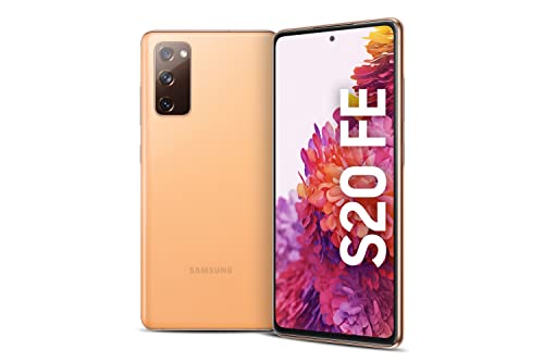 Samsung Galaxy S20 FE G780G 4G Dual 128GB 8GB RAM Factory Unlocked (GSM Only | No CDMA - not Compatible with Verizon/Sprint) International Version - Cloud Orange