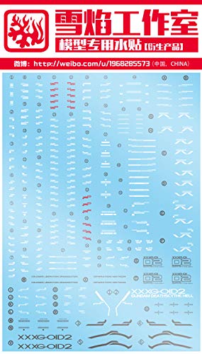 Decals Decal for Hobby MG Deathscythe 1/100 Scale