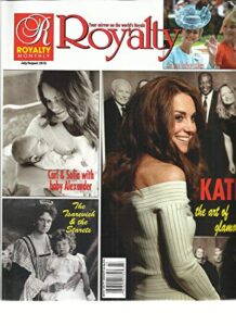 royalty monthly magazine, july/august, 2016 kate the art of glamour