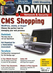admin network & security magazine, october, november, 2018 issue, 46 free dvd