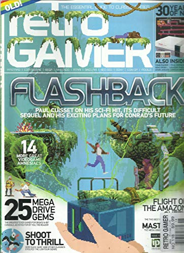 OLD RETRO GAMER MAGAZINE:, FLASBACK * SHOOT O THRILL ISSUE,118 NO CD OR DVD