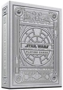theory11 star wars playing cards silver edition - light side (white)