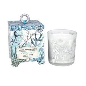 michel design works 6.5 oz. soy wax candle, ocean tide