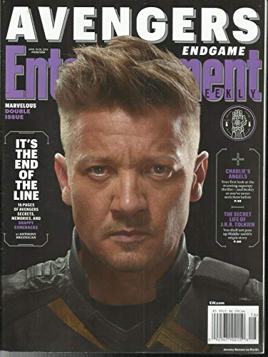 ENTERTAINMENT WEEKLY MAGAZINE, AVENGERS ENDGAME APRIL, 19th-26th 2019