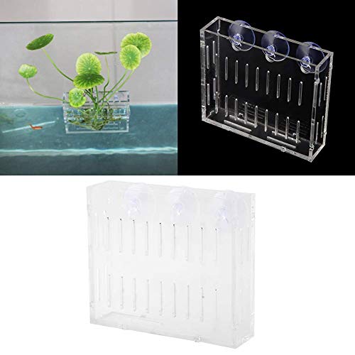 Aquarium Live Plant Cup, Aquarium Planting Cup Water Plant Landscape Decoration Plants Cultivation Basin Cup with Suction Cups