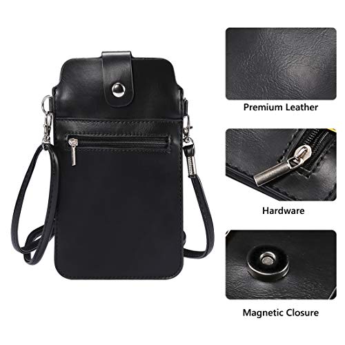 Small Crossbody Phone Bag for Women, Touch Screen Wallet Purse for iPhone 12 Pro Max, for Samsung Galaxy Note20 Ultra,Note10 Lite,S20 FE,S10 Lite,S21+,S21 Ultra,A32 5G,S21 FE