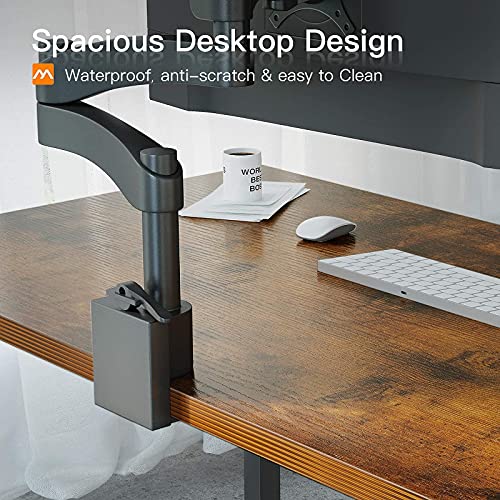 Coleshome 47 Inch Computer Desk, Modern Simple Style Desk for Home Office, Study Student Writing Desk,Vintage