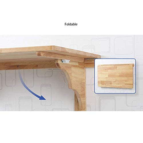 MTYLX Table,Desk,Solid Wood Floating Computer Desk,Multi-Function Wall Mount Writing Desk,Dining Table Against Wall,Strong and Environmentally Friendly,604029Cm,604029Cm