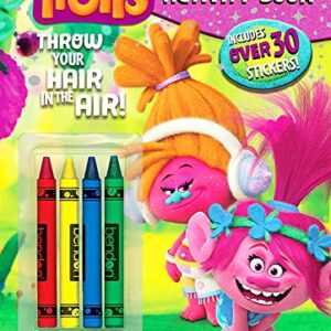 Disney Princess MLP Trolls Coloring Book Ultimate Activity Set Bundle for Girls Kids Toddlers - 4 Coloring Books Featuring Disney Princess, Frozen , My Little Pony and Trolls