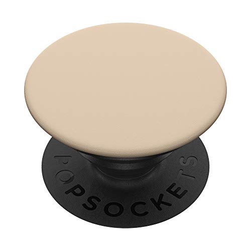 Light Orange Brown Solid Simple Plain HEX # EAD6BD PopSockets Grip and Stand for Phones and Tablets