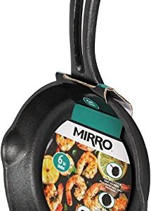 Mirro MIR-19050 Mini Ready to Use Pre-Seasoned Round Cast Iron Skillet, 6 Inch, Black