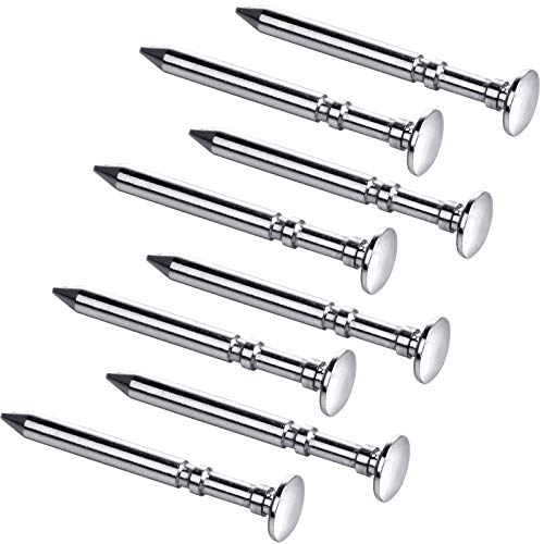 8 Pieces Polished Axles with Angled Head to Minimize Friction Compatible with Derby Cars, Speed Axles