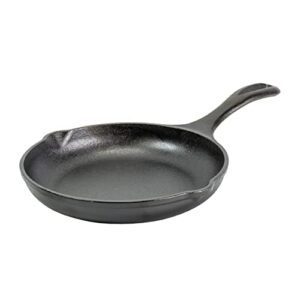 lodge cast iron chef collection skillet, pre-seasoned - 8 in