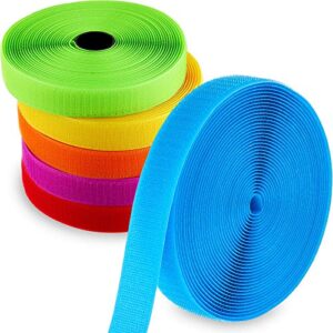 6 rolls 150 feet carpet marker strips nylon carpet strips for teachers and social distancing (vivid color)
