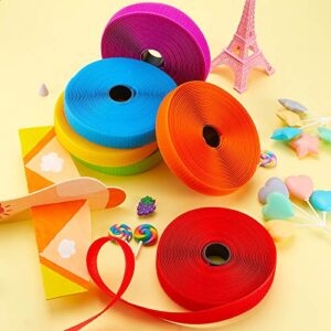 6 Rolls 150 Feet Carpet Marker Strips Nylon Carpet Strips for Teachers and Social Distancing (Vivid Color)