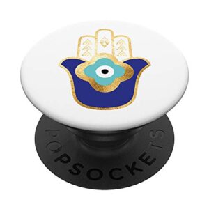 arabic hamsa evil eye popsockets popgrip: swappable grip for phones & tablets