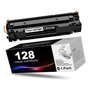 1-pack black compatible 128 toner cartridge replacement for canon imageclass mf4770n mf4880dw d530 d550 d560 mf4870dn mf4400 mf4800 d500 faxphone l100 l190 printer toner cartridge