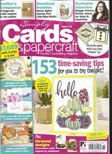 simply cards & papercraft, april, 2018 free gifts or inserts are not include.