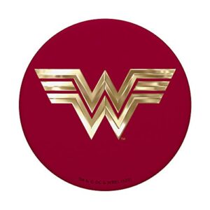 Wonder Woman 1984 Golden Logo PopSockets Swappable PopGrip
