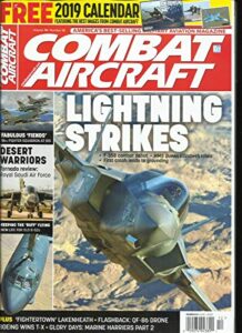 combat aircraft magazine, lighting strikes december, 2018 vol, 19 no. 12