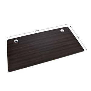 VWINDESK Wooden Material 80 inch MDF Desktop or Tabletop Only, Matching with Electric Adjustable Standing Desk Frame,with 80mm gromment Holes,Graphite Color(80" x 30" x 1")