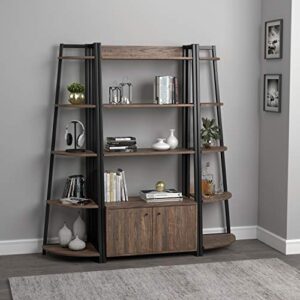 Coaster Home Furnishings Jacksonville 5-Tier Bookcase Aged Walnut Corner, Brown (805497)