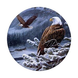 Eagle Bald Americain Eagles lovers Gift PopSockets Grip and Stand for Phones and Tablets