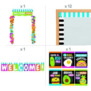 Funtastic Food Friends Classroom Decorating Kit - Educational - 33 Pieces