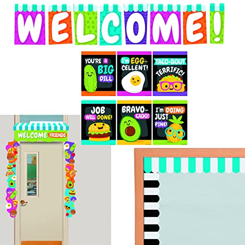 Funtastic Food Friends Classroom Decorating Kit - Educational - 33 Pieces