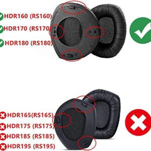 1 Set Ear Pads Cushions Headband Replacement Compatible with Sennheiser RS160 RS170 RS180 HDR160 HDR170 HDR180 Headphone