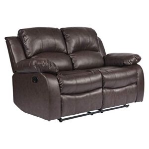 lexicon baluze double reclining loveseat, brown