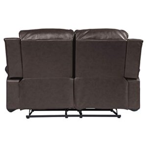 Lexicon Baluze Double Reclining Loveseat, Brown