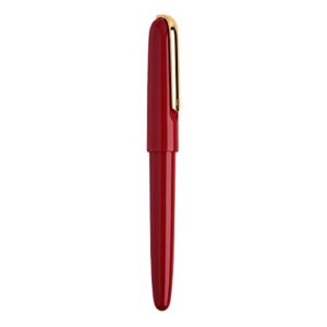 KACO Master Fountain Pen Extra Fine Nib Vivid Red Color with Alloy Pen Case