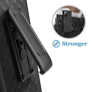 Samsung Galaxy S20 FE 5G Case, Fingic Galaxy S20 FE Belt Clip Holster Case Slim Combo Shell with Kickstand Swivel Belt Clip Holster Rugged Protective Cover for Samsung Galaxy S20 FE 6.5 inch - Black