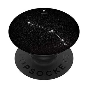 aries constellation zodiac in galaxy phone popsockets popgrip: swappable grip for phones & tablets