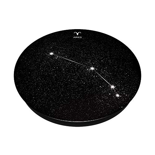 Aries Constellation Zodiac in Galaxy Phone PopSockets PopGrip: Swappable Grip for Phones & Tablets