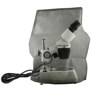 bolioptics microscope dust cover, grey fabric, opaque (13.8 x 15 in) ma02023101