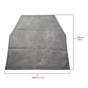BoliOptics Microscope Dust Cover, Grey Fabric, Opaque (13.8 x 15 in) MA02023101