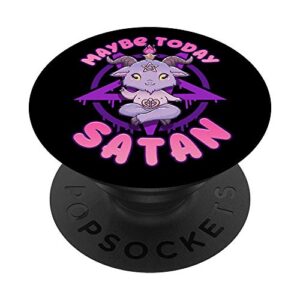 Maybe Today Satan I Anime Pastel Goth Baphomet PopSockets PopGrip: Swappable Grip for Phones & Tablets