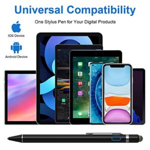 Stylus Pens for Touch Screens, NTHJOYS Universal Fine Point Stylus for iPad, iPhone, Samsung, iOS/Android Smart Phone and Other Tablets, Active Stylus Stylist Pen Pencil for Precise Writing/Drawing