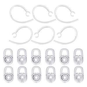 n/a compatible with/replacement for earbud gel ear hooks plantronics m155 m165 m1100 m100 m55 m28 m25 voyager edge silicone earbuds antislip accessories