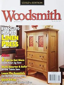 woodsmith magazine, april/may 2018 byrdcliff-inspired linen press^