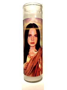 lana del rey celebrity parody devotional prayer candle