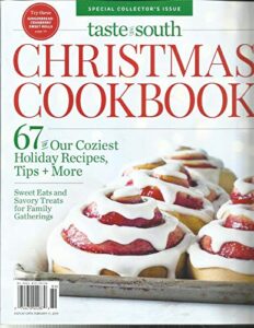 taste of the south magazine,christmas cookbook special collector's edition 2018