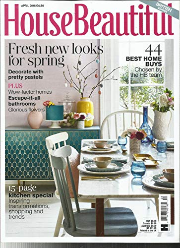 HOUSE BEAUTIFUL MAGAZINE, 44 BEST HOME BUYS BRITISH EDITION APRIL, 2018