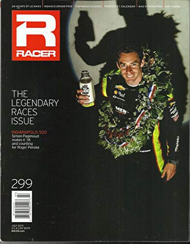 R RACER MAGAZINE, THE LEGENDARY RACES ISSUE, JULY, 2019 ISSUE, 299