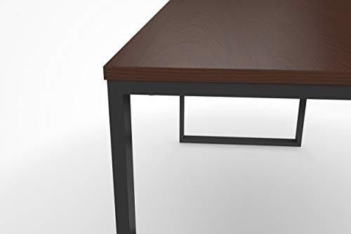 HON Basyx Commercial-Grade Executive Desk, 55", Walnut